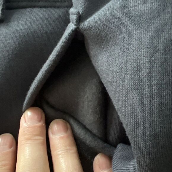 Michigan Wolverines Women's Colosseum Navy Big Logo Team Pullover Hoodie XL - Picture 7 of 10